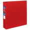 Avery Heavy-Duty Binder, 2" One-Touch Rings, 540-Sheet Capacity, DuraHinge, Red (79582)